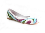 Chaussure REGARD ROAST:CUIR/MULTICOR
