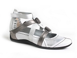 Chaussure MAM' ZELLE HALOK:CUIR/BLANC