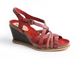 Chaussure KICKERS U-FEEL:CUIR/Rouge